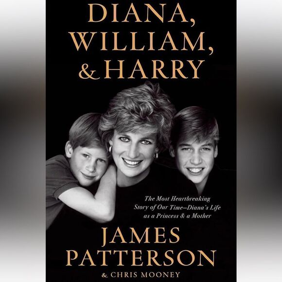 “Diana, William, and Harry” a hardback novel by James Patterson - Picture 1 of 6